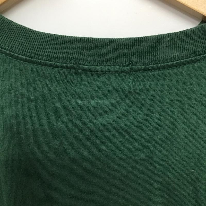 ビームス BEAMS Tシャツ 半袖 半袖カットソー プリントTシャツ クルーネックカットソー L プリント 緑 / グリーン /  メンズ USED 古着 中古 10132102