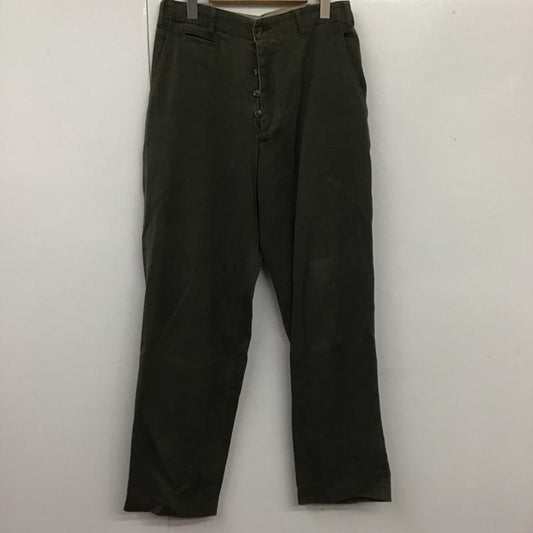 エディーバウアー Eddie Bauer パンツ スラックス カジュアルパンツ ワイドパンツ ストレートパンツ スラックス 00s 32インチ 無地 カーキ / カーキ /  メンズ USED 古着 中古 10107015