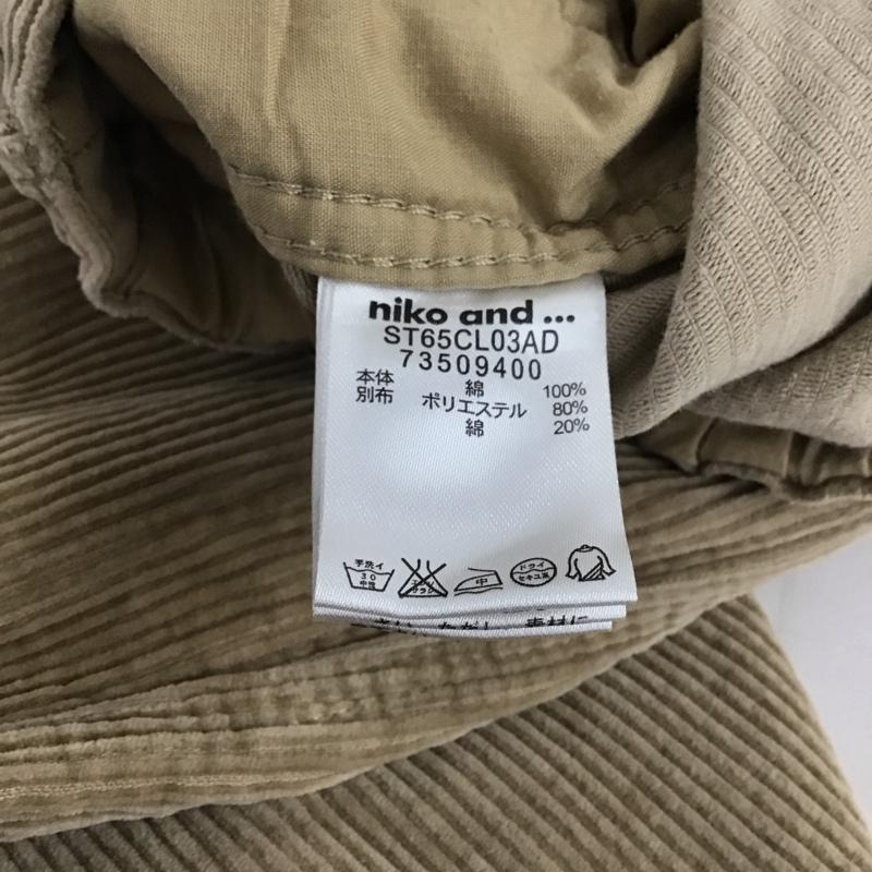 ニコアンド niko and... ボトムス ボトムス コーデュロイ L 無地 ベージュ / ベージュ /  レディース USED 古着 中古 10131860