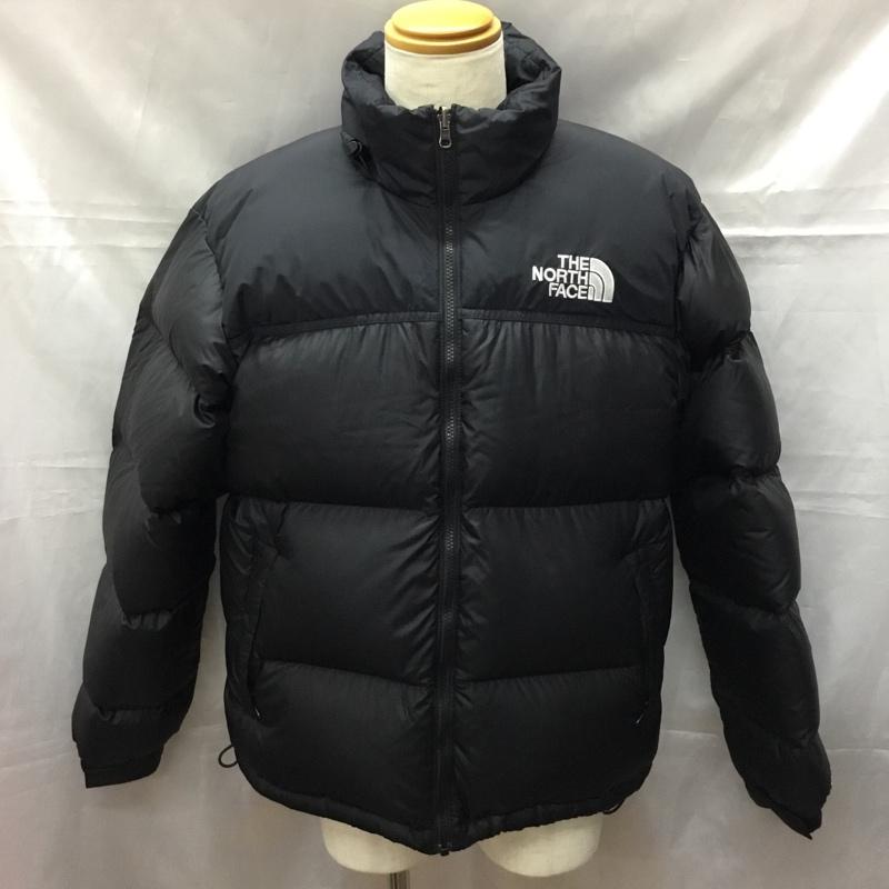 ザノースフェイス THE NORTH FACE ジャケット、上着 ジャンパー、ブルゾン NF0A3C8D RETRONUPTSEJACKET ジップアップジャケット ダウンジャケット L ロゴ、文字 黒 / ブラック /  メンズ USED 古着 中古 10111332