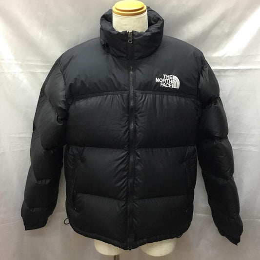 ザノースフェイス THE NORTH FACE ジャケット、上着 ジャンパー、ブルゾン NF0A3C8D RETRONUPTSEJACKET ジップアップジャケット ダウンジャケット L ロゴ、文字 黒 / ブラック /  メンズ USED 古着 中古 10111332