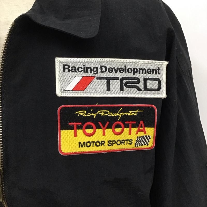 古着 USED ジャケット、上着 ジャンパー、ブルゾン TRD TOYOTAレーシングジャケット ジップアップジャケット 古着 ナイロンジャケット 90s L ロゴ、文字 黒 / ブラック /  メンズ USED 古着 中古 10109085