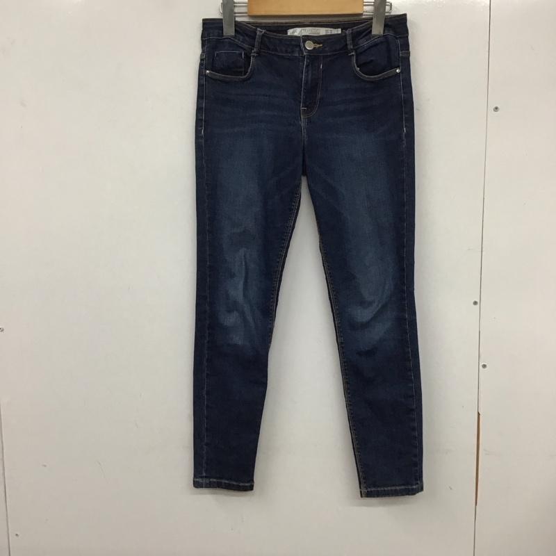 ザラ ZARA パンツ デニム、ジーンズ 38 無地 インディゴ / インディゴ /  レディース USED 古着 中古 10133247