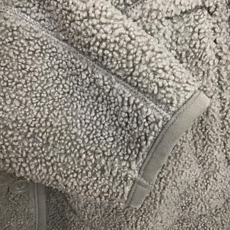 ユニクロ UNIQLO ジャケット、上着 ジャケット、ブレザー 241-408760 フリースノーカラージャケット L 無地 茶 / ブラウン /  レディース USED 古着 中古 10130308