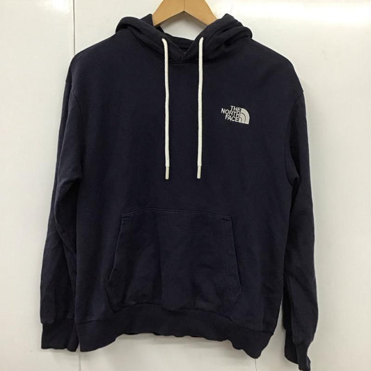 ザノースフェイス THE NORTH FACE パーカー 長袖 nm5pn90d コットンベーシックフーディ プルオーバーパーカー M ロゴ、文字 紺 / ネイビー /  メンズ USED 古着 中古 10131389