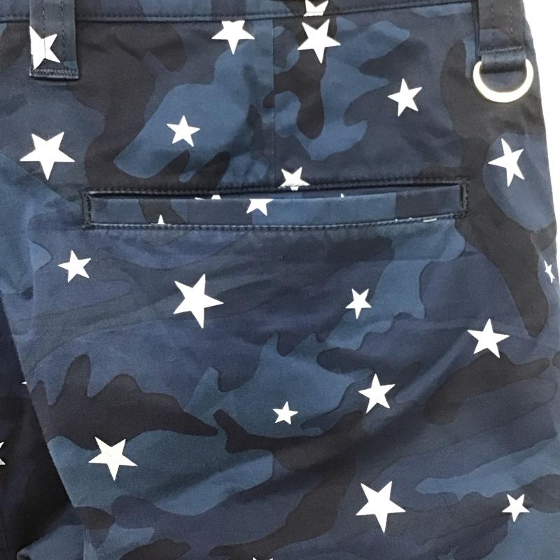 ユニフォームエクスペリメント uniform experiment パンツ ショートパンツ 半袖パンツ ショートパンツ プリントパンツ 2 プリント 紺 / ネイビー /  メンズ USED 古着 中古 10111655