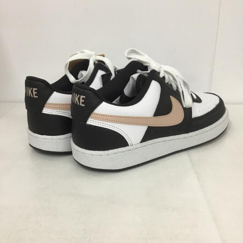 ナイキ NIKE スニーカー スニーカー DH3158 009 W COURT VISION LOW NN 25cm 箱有 25.0cm ロゴ、文字 白 / ホワイト / X 黒 / ブラック / X 桃 / ピンク /  レディース USED 古着 中古 10139932