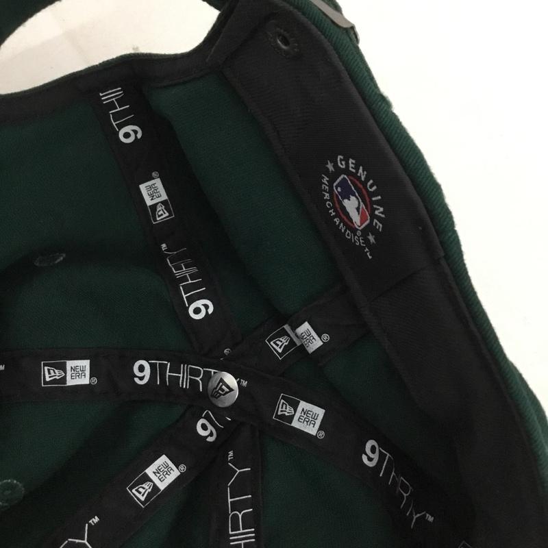 ニューエラ NEW ERA 帽子 キャップ オークランドアスレチックス 9THIRTY ロゴ、文字 緑 / グリーン /  メンズ USED 古着 中古 10130777