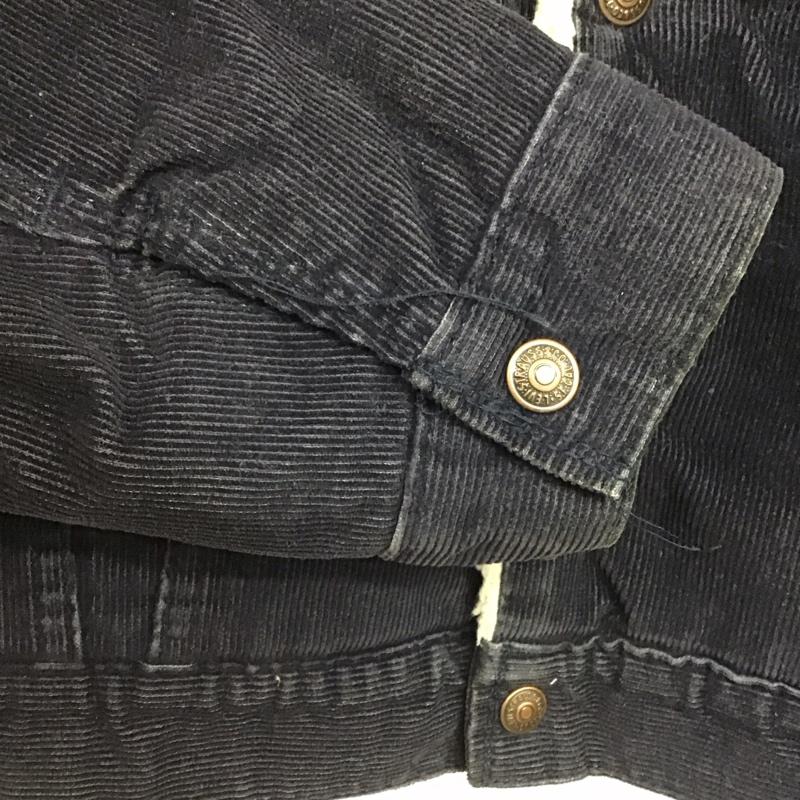 リーバイス Levi s ジャケット、上着 ジャケット、ブレザー コーデュロイジャケット カジュアルジャケット アウター 70s usa製 42 ロゴ、文字 紺 / ネイビー /  メンズ USED 古着 中古 10140747
