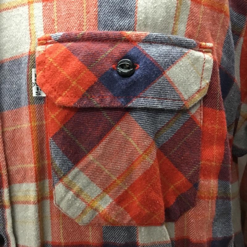 リーバイス Levi s シャツ、ブラウス 長袖 スタンダードフィット ワークシャツ M チェック マルチカラー / マルチカラー /  メンズ USED 古着 中古 10118933