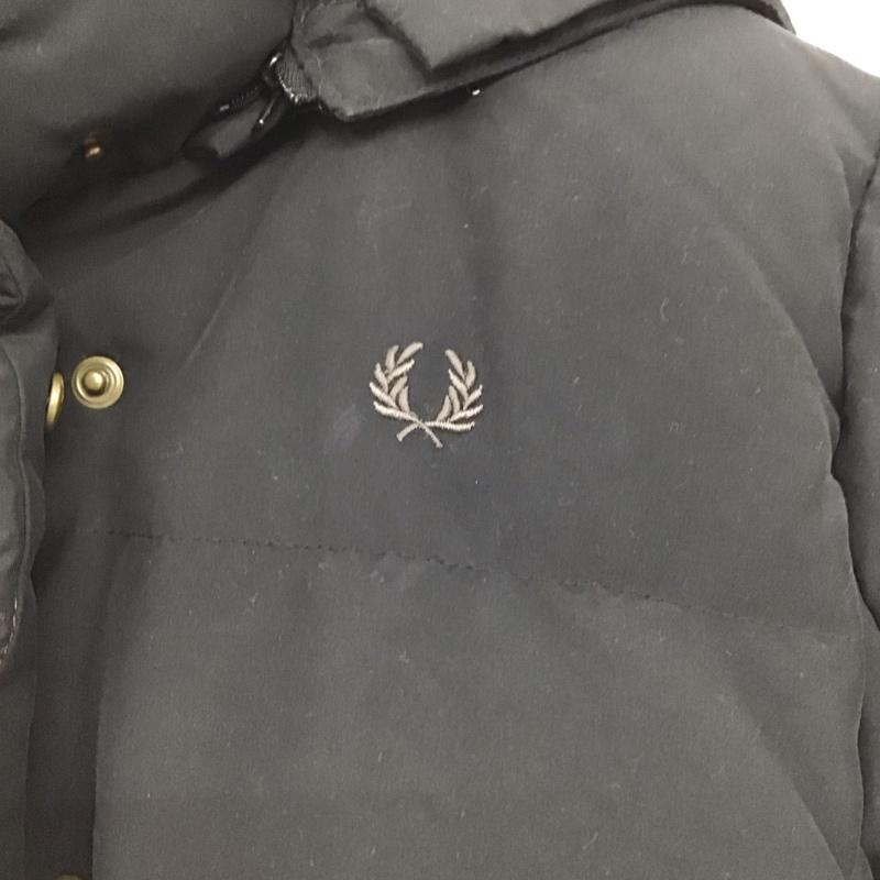 フレッドペリー FRED PERRY ジャケット、上着 ジャンパー、ブルゾン ダウンジャケット アウター ジップアップジャケット S 無地 黒 / ブラック /  レディース USED 古着 中古 10147675