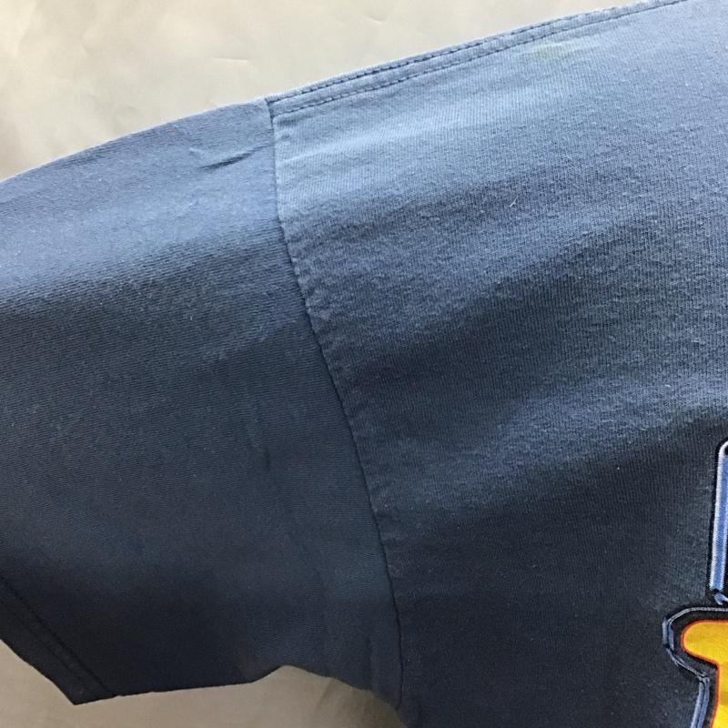 古着 USED Tシャツ 半袖 半袖カットソー プリントTシャツ クルーネックカットソー XL プリント 青 / ブルー /  メンズ USED 古着 中古 10116223
