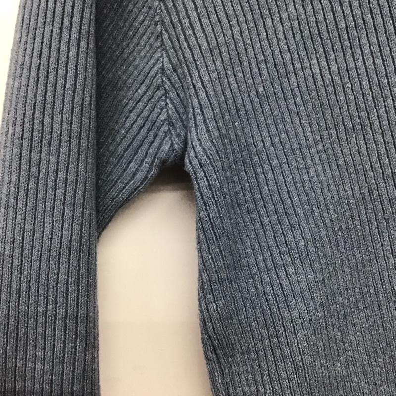 ケービーエフ KBF カーディガン 長袖 KF87-22F030 Vネック リブ ONE SIZE 無地 青 / ブルー /  レディース USED 古着 中古 10146392