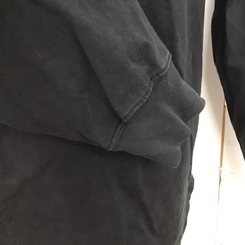 ザノースフェイス THE NORTH FACE カットソー 長袖 nt82136 ロングスリーブスクエアロゴティー 長袖カットソー プリントTシャツ M ロゴ、文字 黒 / ブラック /  メンズ USED 古着 中古 10125595