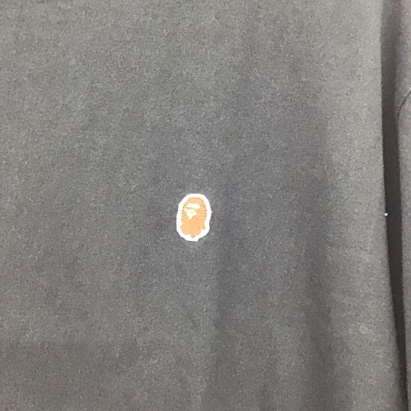 アベイシングエイプ A BATHING APE Tシャツ 半袖 XXL 無地 黒 / ブラック /  メンズ USED 古着 中古 10134966