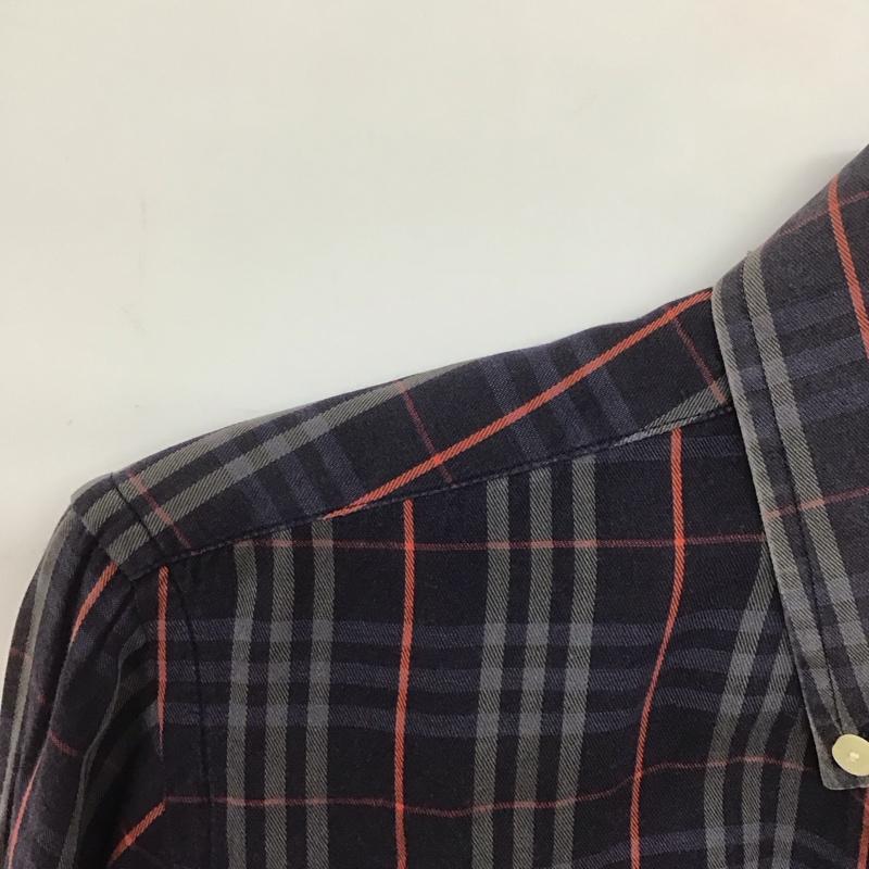 バーバリーズ BURBERRYS シャツ、ブラウス 長袖 長袖シャツ チェックシャツ カラーシャツ ボタンダウンシャツ S チェック マルチカラー / マルチカラー /  メンズ USED 古着 中古 10132093
