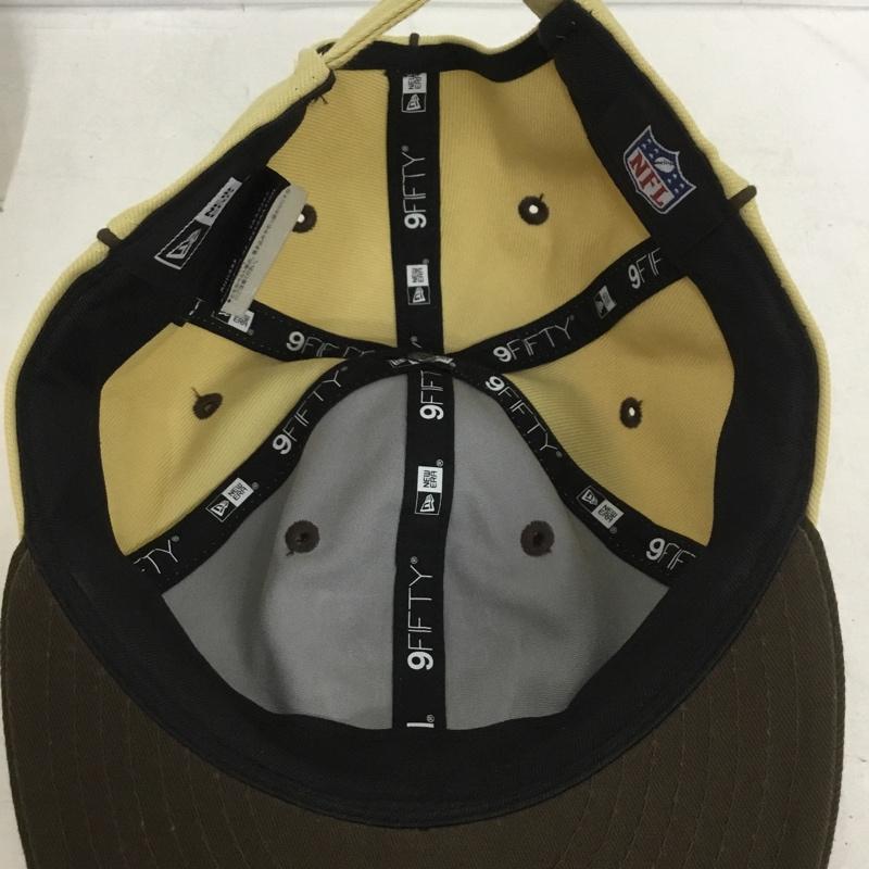 ニューエラ NEW ERA 帽子 キャップ NFL 9FIFTY レイダース ロゴ、文字 ベージュ / ベージュ / X 茶 / ブラウン /  メンズ USED 古着 中古 10138484