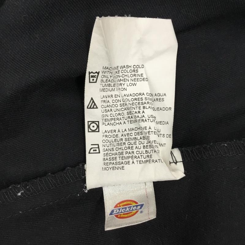 ディッキーズ Dickies シャツ、ブラウス 半袖 1574BK ワークシャツ S 無地 黒 / ブラック /  メンズ USED 古着 中古 10112389