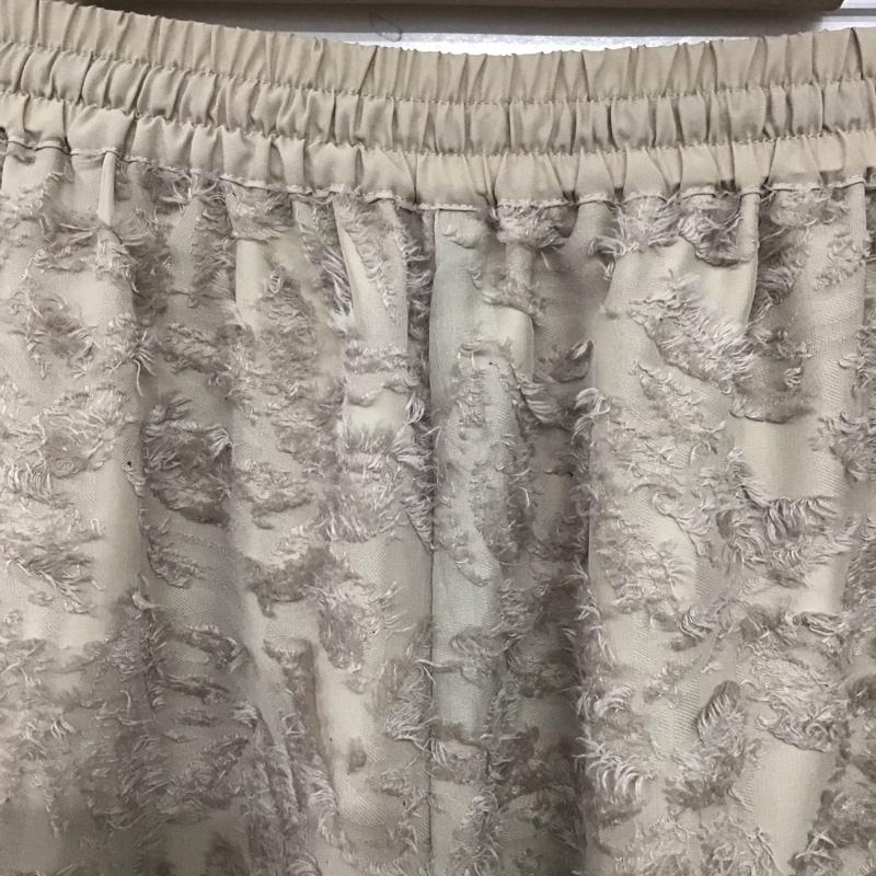 ジーナシス JEANASIS パンツ ワークパンツ、ペインターパンツ ワイドパンツ カジュアルパンツ ワークパンツ FREE 無地 ベージュ / ベージュ /  レディース USED 古着 中古 10142672