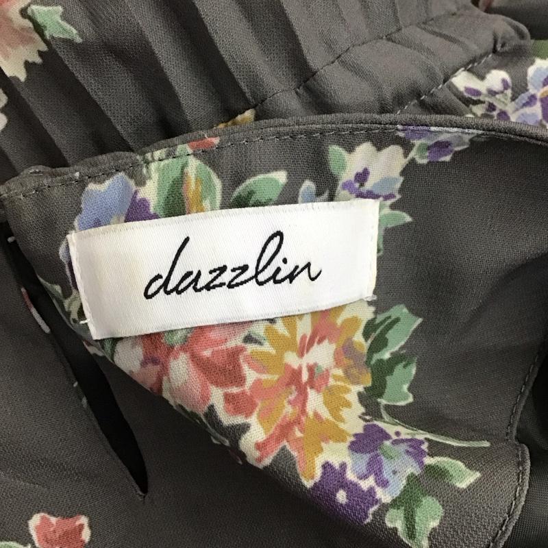 ダズリン dazzlin ワンピース ひざ丈スカート 長袖ワンピース ロングワンピース フレアスカート プリント マルチカラー / マルチカラー /  レディース USED 古着 中古 10125173