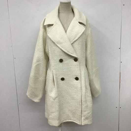 ダズリン dazzlin コート コート一般 FREE 無地 白 / ホワイト /  レディース USED 古着 中古 10106150
