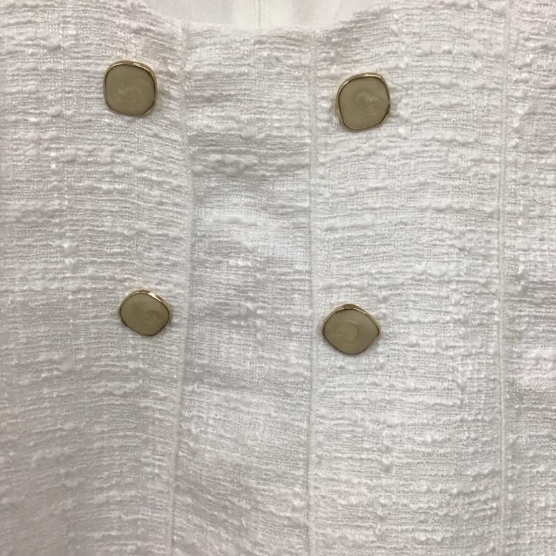 ザラ ZARA ジャンパースカート ジャンパースカート S 無地 白 / ホワイト /  レディース USED 古着 中古 10146962