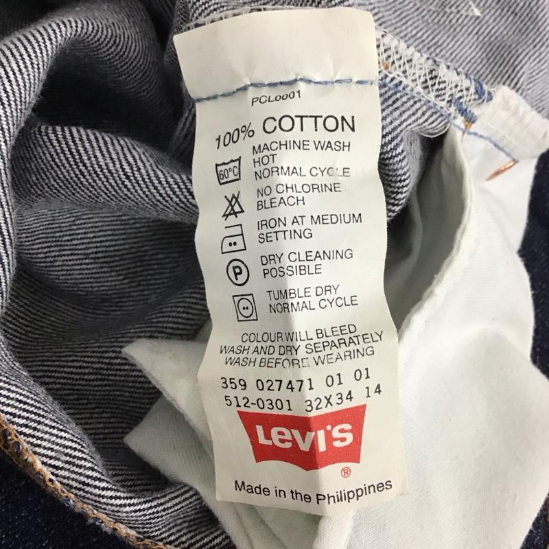 リーバイストラウスアンドコー Levi Strauss & co. パンツ デニム、ジーンズ デニムパンツ ワイドパンツ カジュアルパンツ 32インチ 無地 インディゴ / インディゴ /  メンズ USED 古着 中古 10143507