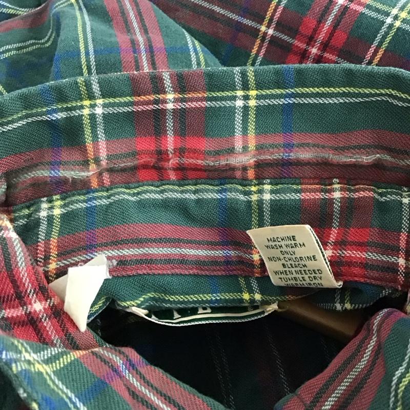 エルエルビーン L.L.Bean シャツ、ブラウス 長袖 長袖シャツ チェックシャツ カラーシャツ L チェック マルチカラー / マルチカラー /  メンズ USED 古着 中古 10146984