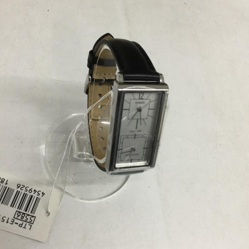 カシオ CASIO 腕時計 アナログ（クォーツ式） LTP-E151L-7BDF 無地 黒 / ブラック /  レディース USED 古着 中古 10144159