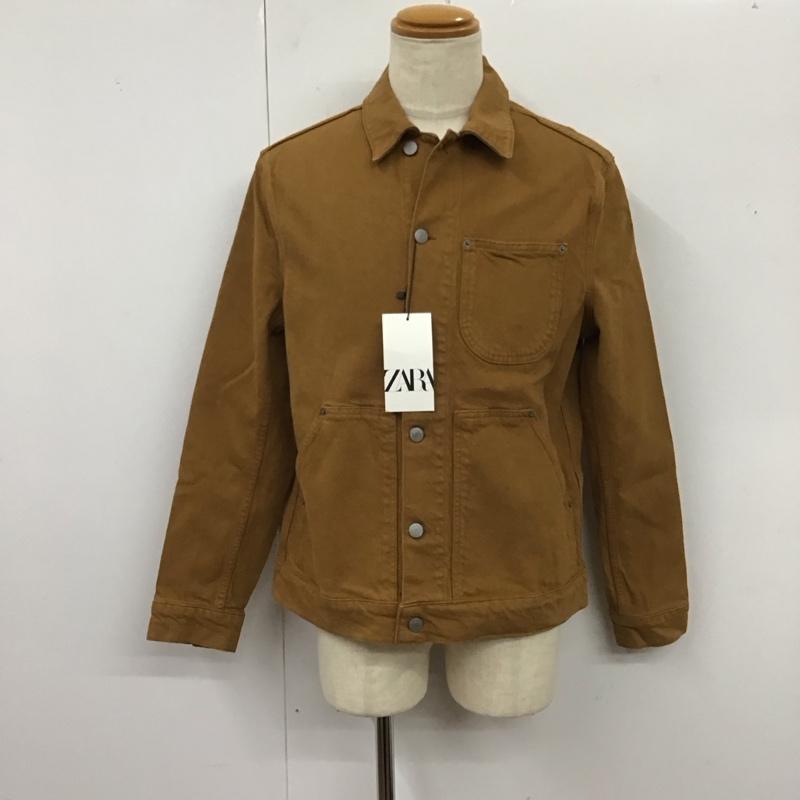 ザラ ZARA ジャケット、上着 ジャケット、ブレザー 6186 412 652 L 無地 茶 / ブラウン /  メンズ USED 古着 中古 10119117