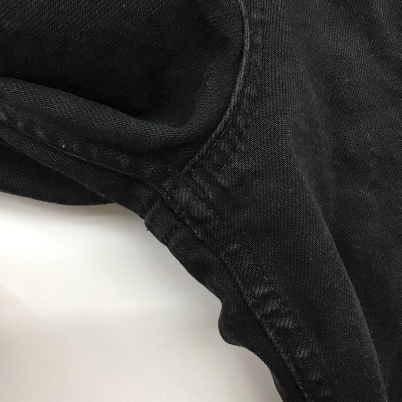 ザラ ZARA パンツ デニム、ジーンズ デニムパンツ スリムパンツ カジュアルパンツ ストレッチパンツ 38 無地 黒 / ブラック /  レディース USED 古着 中古 10128954