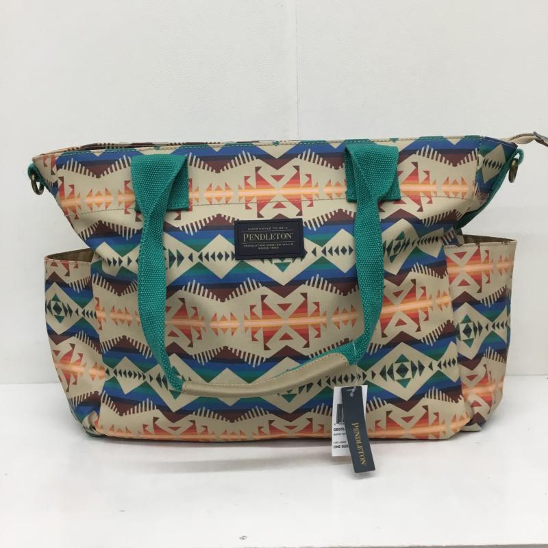 ペンドルトン PENDLETON トートバッグ トートバッグ Pendleton Super Tote GB379-54872 LOS LUNAS COLLECTION ネイティブ柄 ベージュ / ベージュ / X 赤 / レッド / X 青 / ブルー / X 茶 / ブラウン / X 橙 / オレンジ / X 黄 / イエロー / X 緑 / グリーン /  レディース USED 古着 中古 10129680