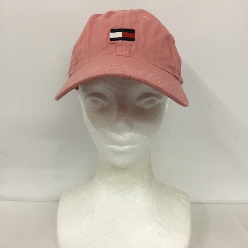 トミーヒルフィガー TOMMY HILFIGER 帽子 キャップ C8878C6524-670 コットン ワンポイント 桃 / ピンク /  レディース USED 古着 中古 10129006