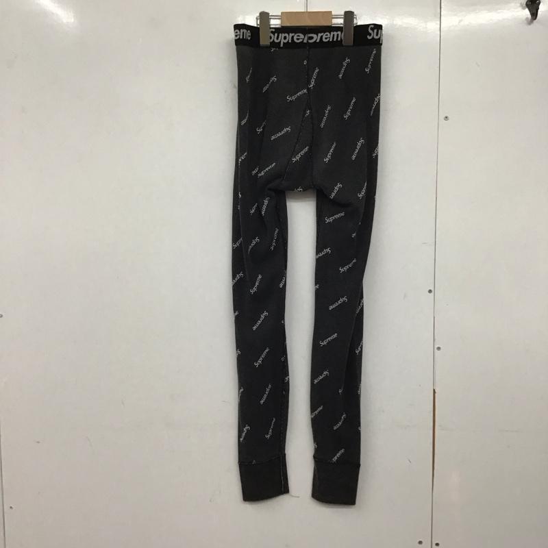 シュプリーム Supreme ボトムス ボトムス FW20 HanesThermalPant アンダーウェア S ロゴ、文字 黒 / ブラック /  メンズ USED 古着 中古 10143139