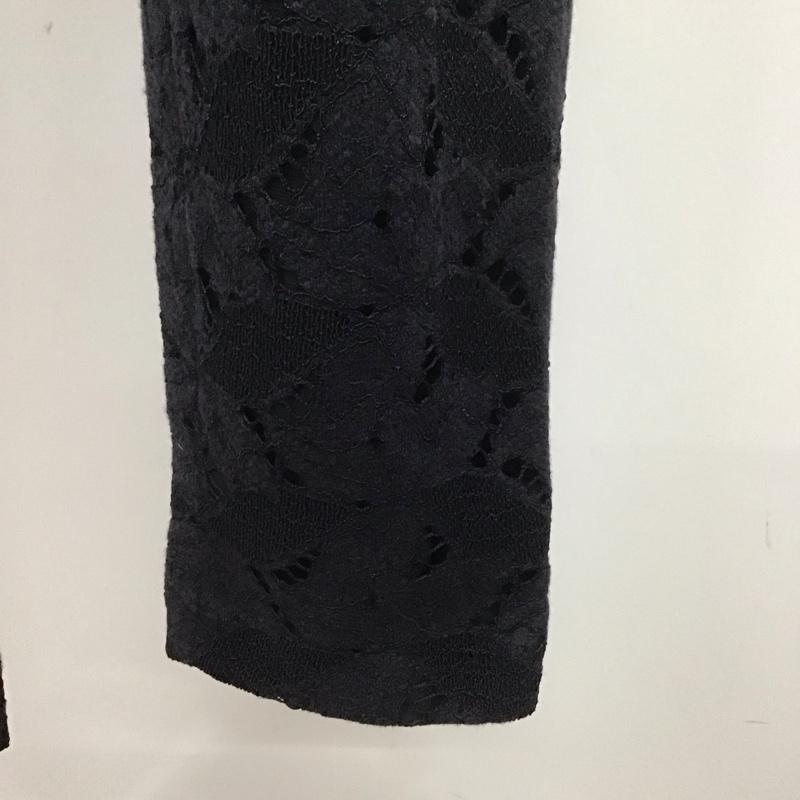 ルルウィルビー Loulou Willoughby パンツ スラックス テーパードパンツ レース 1 レース柄 紺 / ネイビー /  レディース USED 古着 中古 10107373
