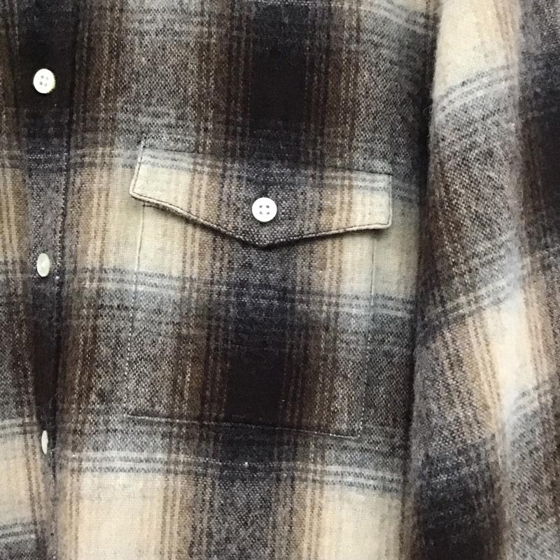 アーサスベイプ URSUS BAPE シャツ、ブラウス 長袖 長袖シャツ チェックシャツ カラーシャツ L チェック マルチカラー / マルチカラー /  メンズ USED 古着 中古 10137673