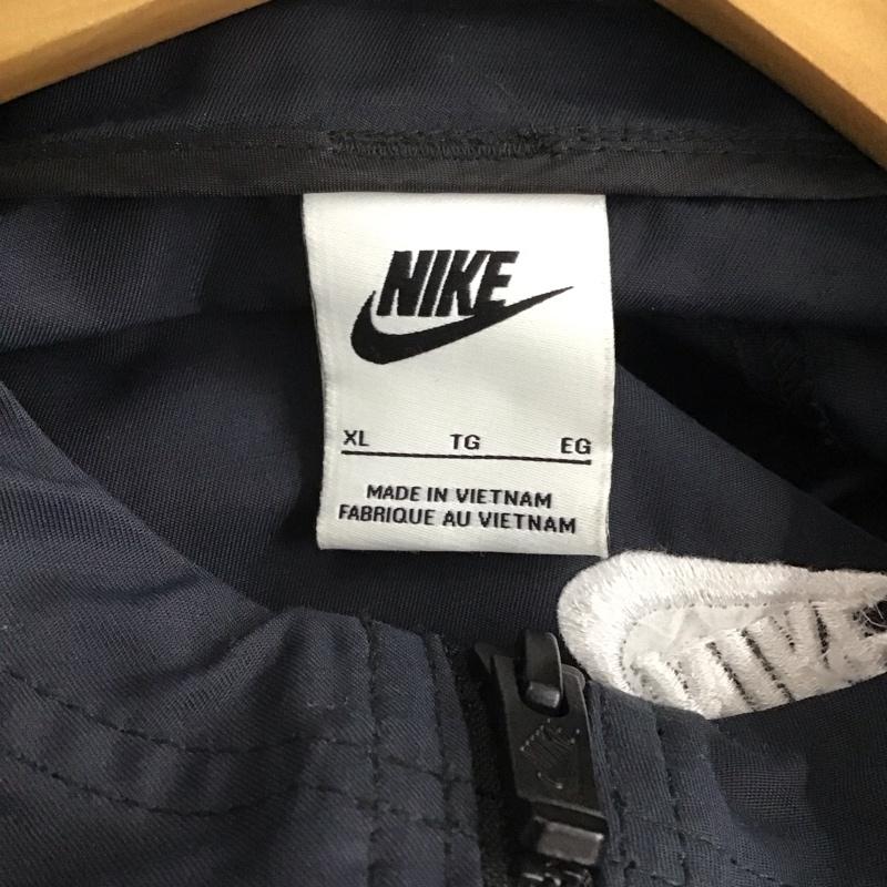 ナイキ NIKE ジャケット、上着 ジャケット、ブレザー da0012-010 アノラックフーディジャケット スポーツウェア ウーブンプルオーバー XL ロゴ、文字 黒 / ブラック /  メンズ USED 古着 中古 10141985
