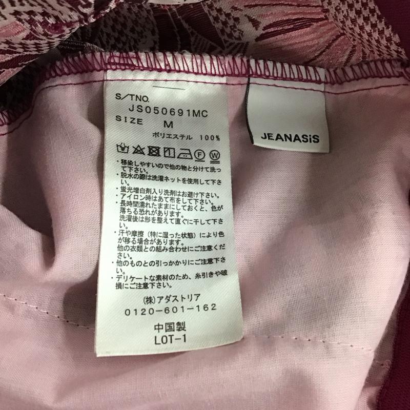 ジーナシス JEANASIS ボトムス ボトムス JS050691MC ハイウエストパンツ 花柄 M 総柄 紫 / パープル /  レディース USED 古着 中古 10122635