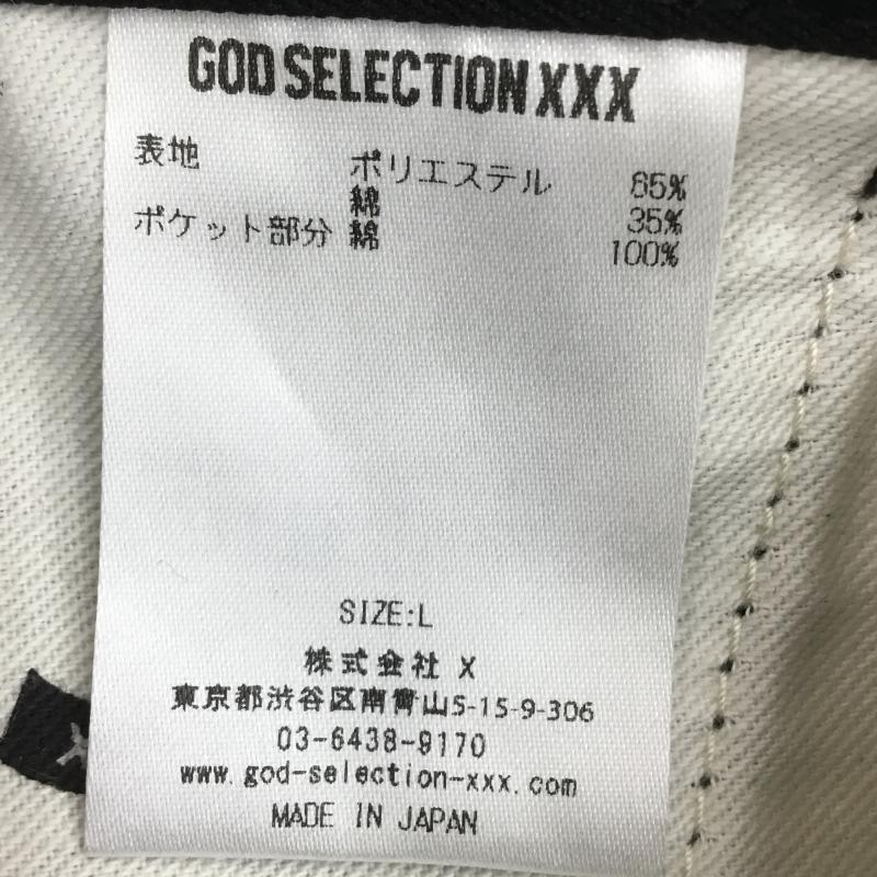 ゴッドセレクショントリプルエックス GOD SELECTION XXX パンツ チノパン GX-S23-PT-06 Chino Pants L 総柄 黒 / ブラック /  メンズ USED 古着 中古 10112599