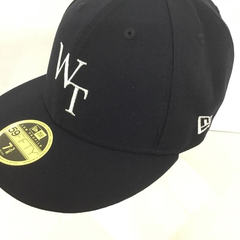 ダブルタップス WTAPS 帽子 キャップ 251NENED-HT02 59FIFTY LOW PROFILE NEWERA ロゴ、文字 紺 / ネイビー /  メンズ USED 古着 中古 10131703