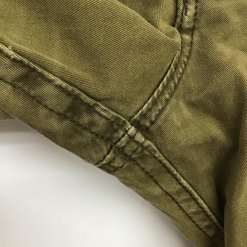 アバクロンビーアンドフィッチ ABERCROMBIE&FITCH パンツ ワークパンツ、ペインターパンツ ワークパンツ カーゴパンツ ワイドパンツ 28インチ 無地 カーキ / カーキ /  メンズ USED 古着 中古 10146998