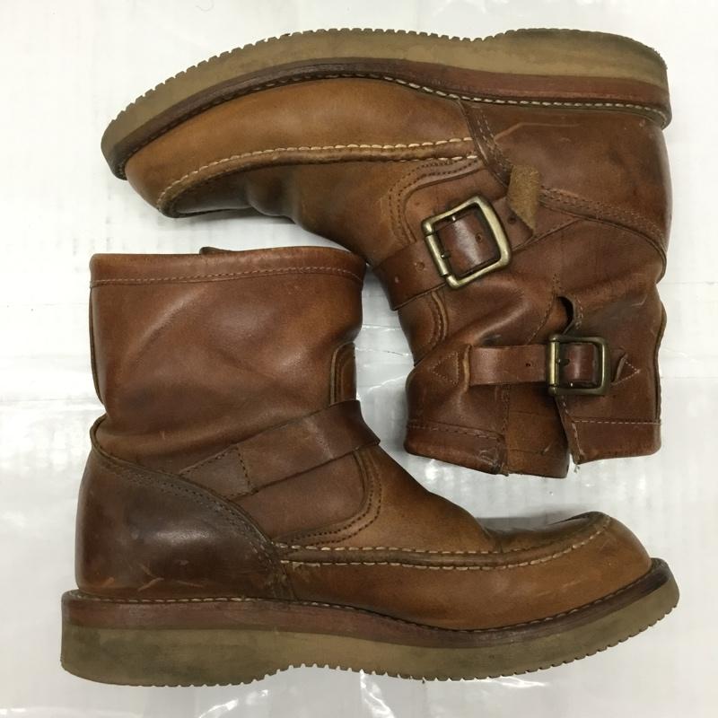 チペワ Chippewa ブーツ エンジニアブーツ L97880 レザー ロゴ、文字 茶 / ブラウン /  メンズ USED 古着 中古 10106646