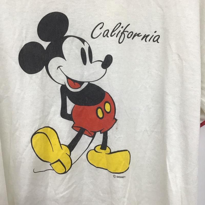 ベルバシーン Velva Sheen Tシャツ 半袖 半袖カットソー プリントTシャツ クルー80s disney 古着 usa製 L プリント 白 / ホワイト /  メンズ USED 古着 中古 10139009