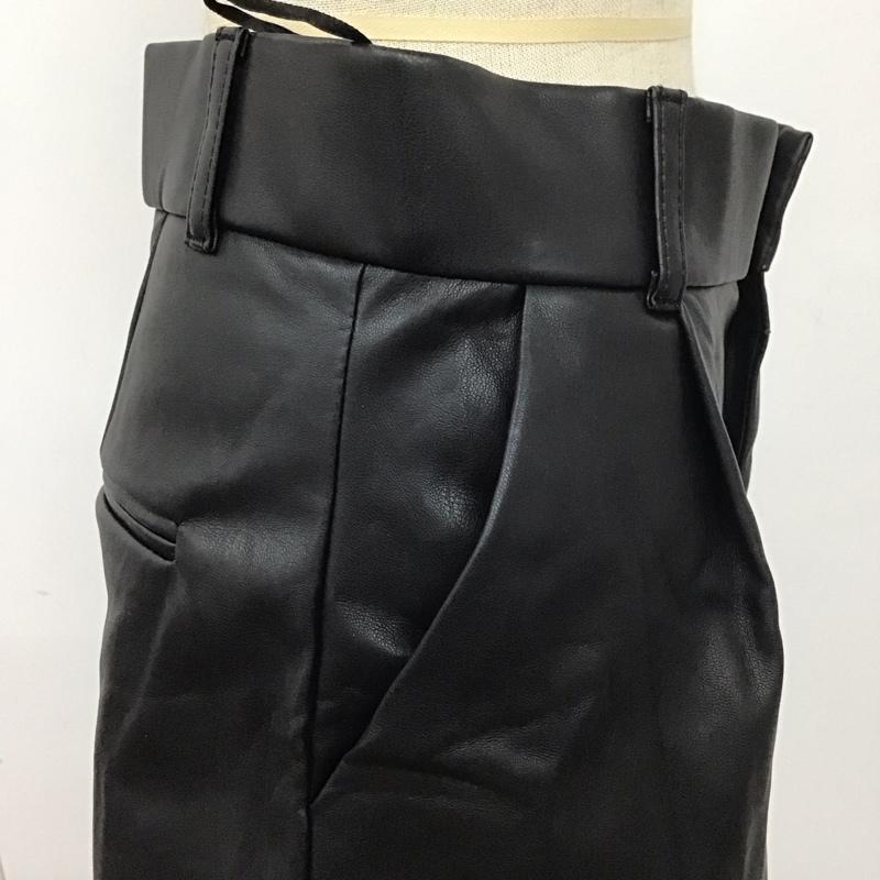 ザラ ZARA パンツ ショートパンツ S 無地 黒 / ブラック /  レディース USED 古着 中古 10111059