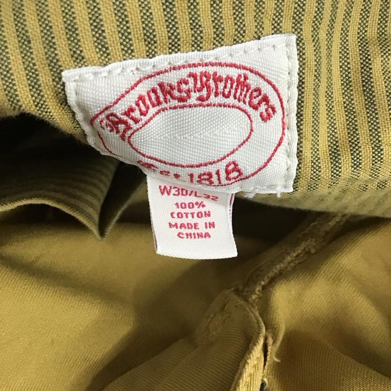 ブルックスブラザーズ BROOKS BROTHERS パンツ チノパン 86988-026 刺繍 Ｗ30 L32 30インチ 総柄 キャメル / キャメル /  メンズ USED 古着 中古 10111189