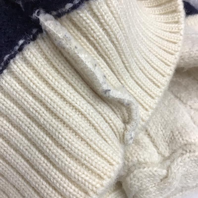 フレッドペリー FRED PERRY ニット、セーター 長袖 長袖ニットカットソー ニット セーター Vネックニット L ロゴ、文字 マルチカラー / マルチカラー /  メンズ USED 古着 中古 10117258
