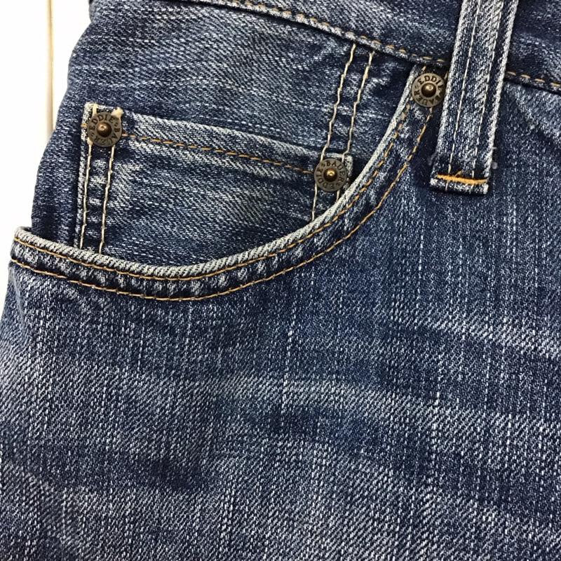 エディーバウアー Eddie Bauer パンツ デニム、ジーンズ デニムパンツ ストレートパンツ ワイドパンツ カジュアルパンツ 32インチ 無地 インディゴ / インディゴ /  メンズ USED 古着 中古 10115146