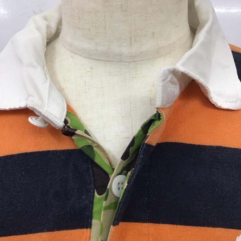 ベイプ BAPE ポロシャツ 半袖 半袖ポロシャツ カラーシャツカットソー 半袖カットソー XL ボーダー柄 マルチカラー / マルチカラー /  メンズ USED 古着 中古 10112084