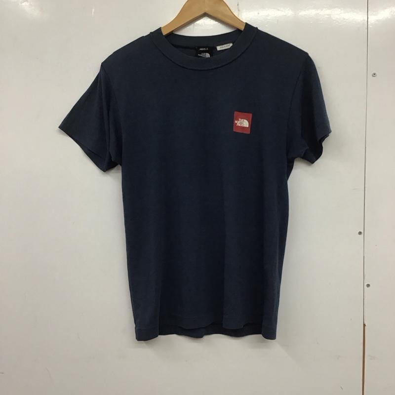 ザノースフェイス THE NORTH FACE Tシャツ 半袖 S プリント 紺 / ネイビー /  メンズ USED 古着 中古 10134543
