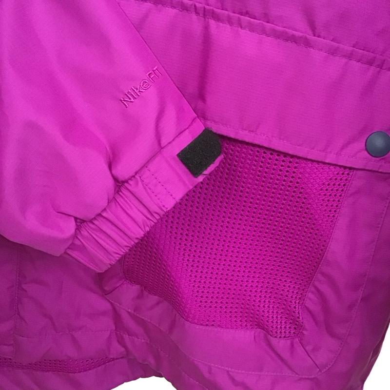 ナイキ NIKE ジャケット、上着 ジャケット、ブレザー ジップアップジャケット ナイロンジャケット アウター L 無地 紫 / パープル /  メンズ USED 古着 中古 10130057